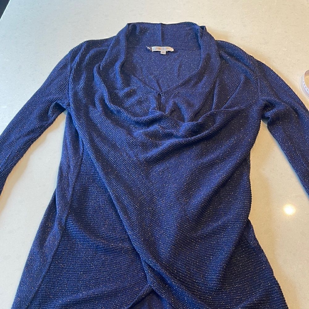 Jennifer Lopez women’s dress, size Xl blue sparkling, cute with jeans or legging